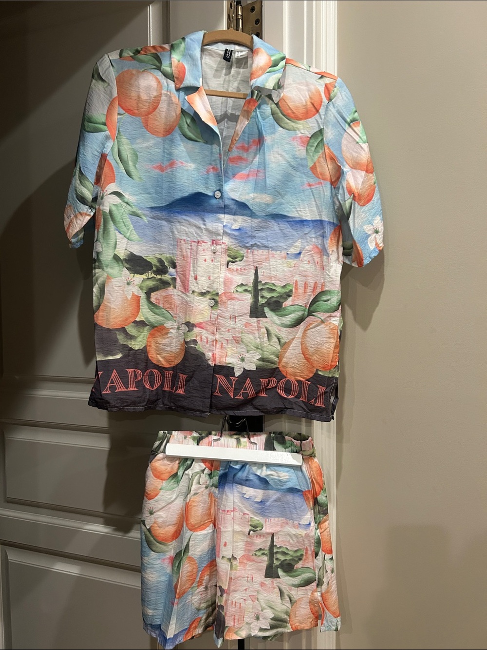 H&M Peach Print Cabana Set - Multicolor